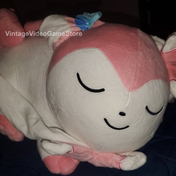 Pokemon Center Sleeping Sleeper Plush Eevee Doll Stuffed Toy Authentic Tags New - Picture 14 of 16